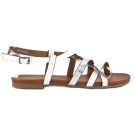 Sandali bianchi di vinceza bianco grigio