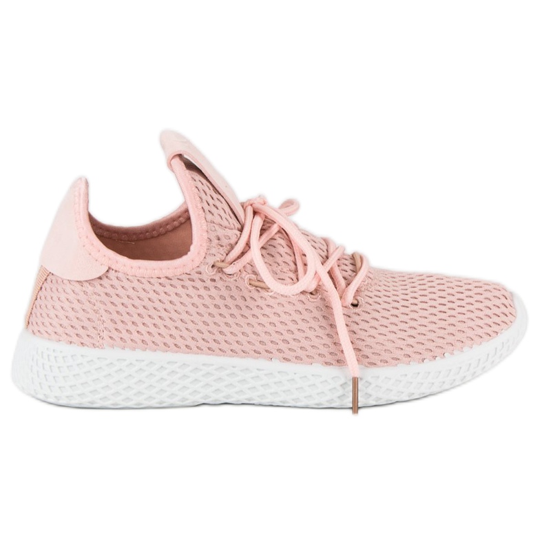 Scarpe sportive in polvere rosa