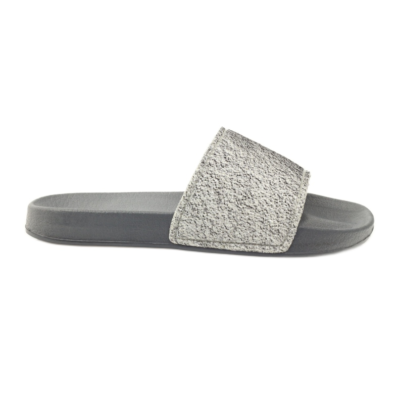 Ciabatte profilate Big Star glitter grigio