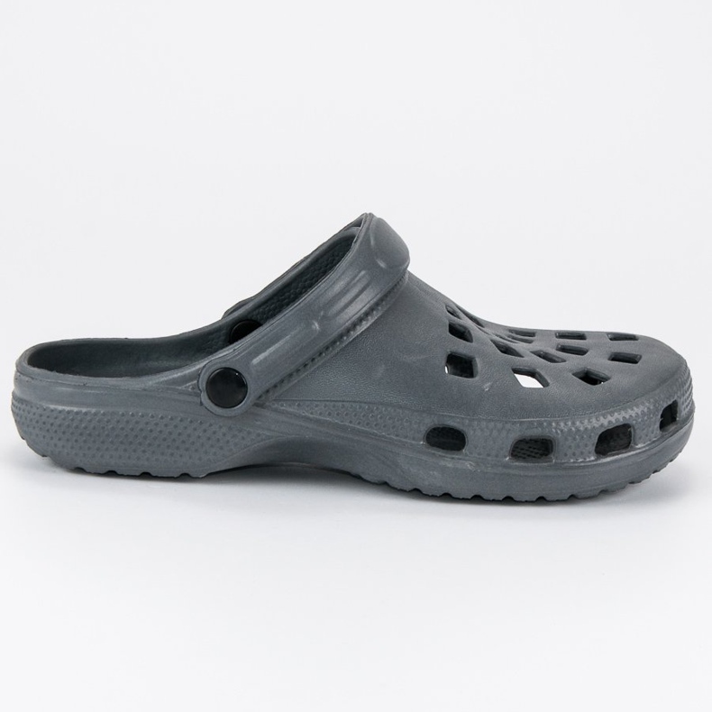 Pantofole da uomo grigie grigio