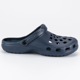 Pantofole da uomo blu scuro