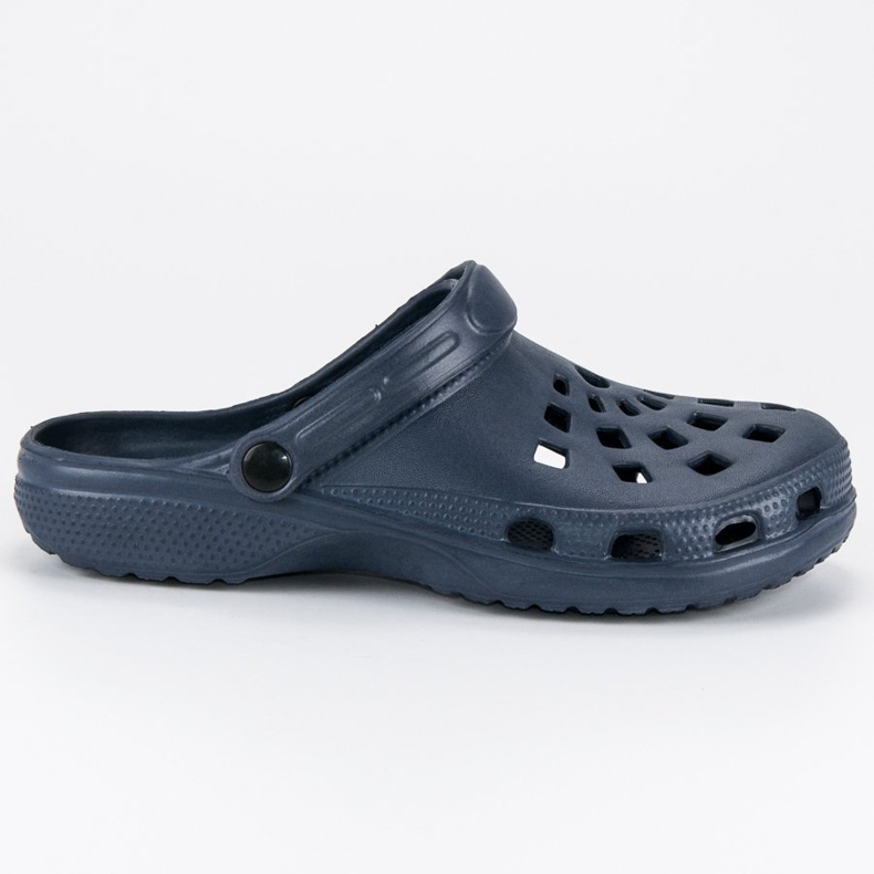 Pantofole da uomo blu scuro