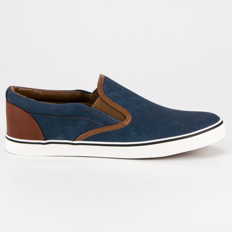 SDS Slipon da uomo casual marrone blu blu navy