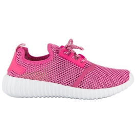 Sneakers rosa traforate