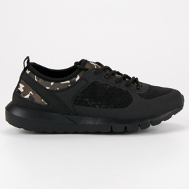 Slip-on camo scarpe sportive nero
