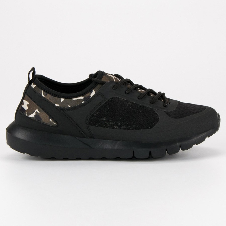 Slip-on camo scarpe sportive nero
