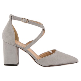 Seastar Sandali eleganti in camoscio grigio
