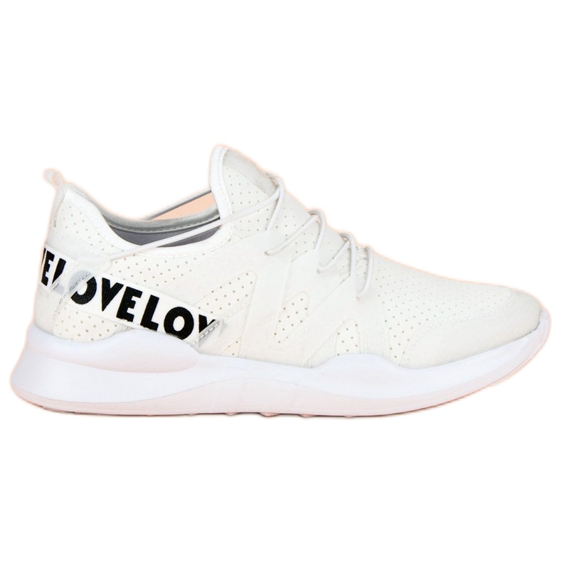Scarpe sportive alla moda bianca nero