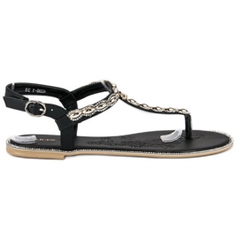 Vices Eleganti morse infradito nero