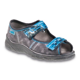 Scarpe per bambini Befado 969Y117 blu grigio