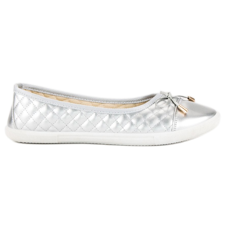 Ballerine trapuntate grigio