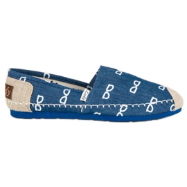 L. Day Slipon blu marrone