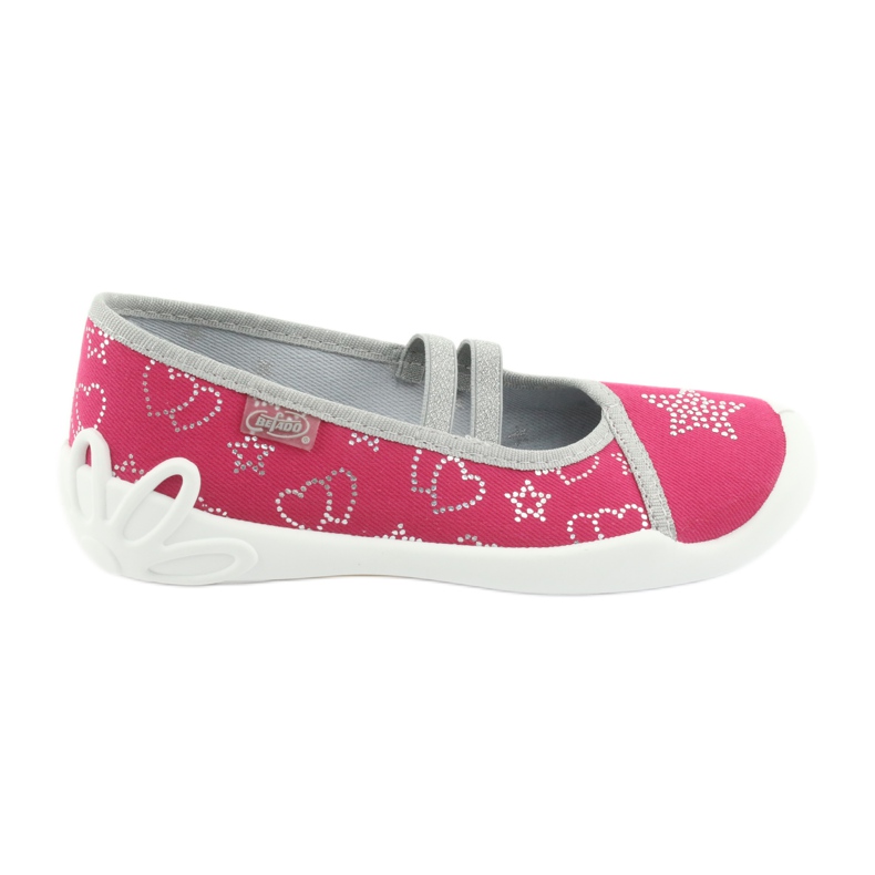 Scarpe per bambini Befado 116Y245 rosa grigio