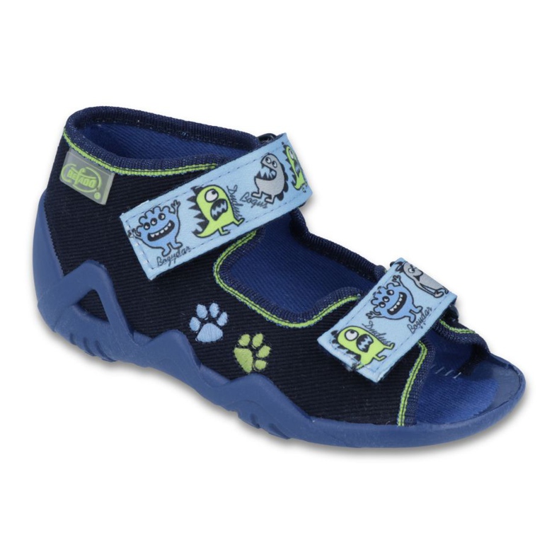 Scarpe da bambino verde Befado 250P076 blu blu navy
