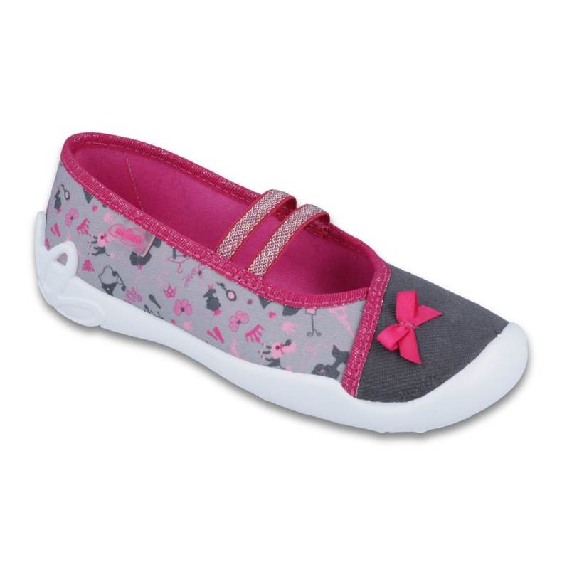 Scarpe per bambini Befado 116Y244 grigio rosa