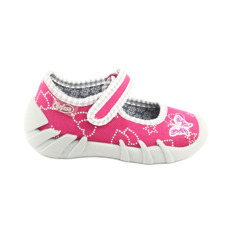 Scarpe per bambini Befado 109P165 rosa grigio