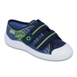 Scarpe per bambini Befado 672X061 blu verde blu navy