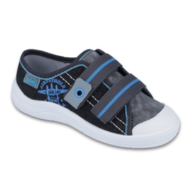 Scarpe per bambini Befado 672Y060 nero blu grigio