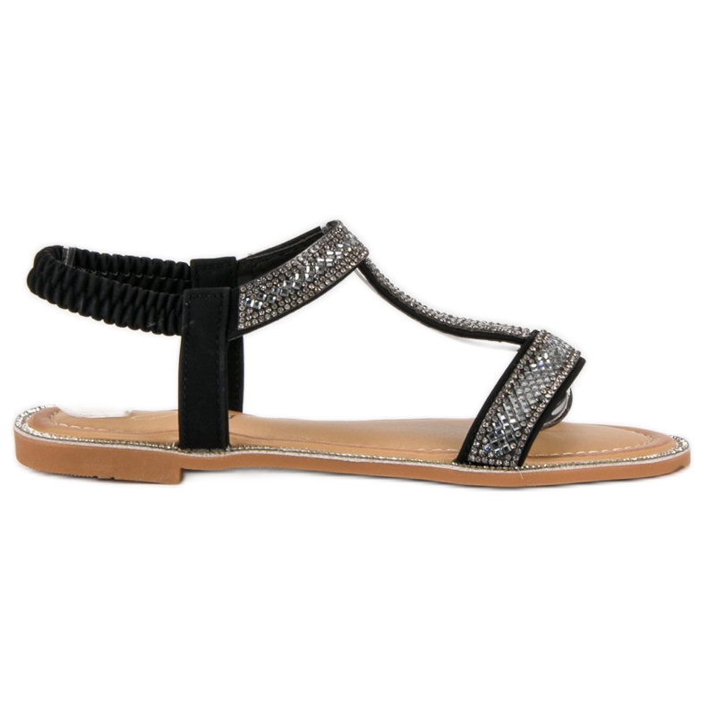 Juliet Sandali eleganti con elastico nero