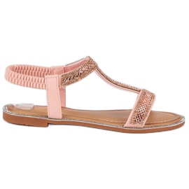 Juliet Sandali Eleganti Con Una Gomma rosa