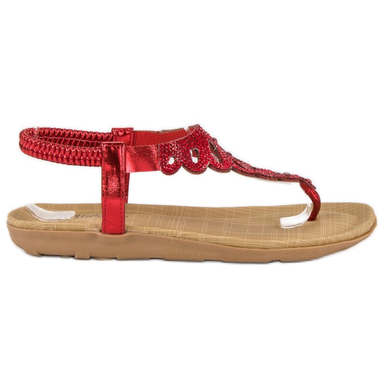 Abloom Eleganti infradito con elastico rosso