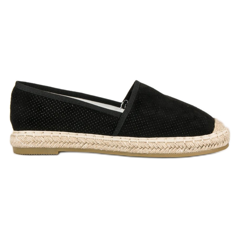 Bestelle Espadrillas nere traforate nero
