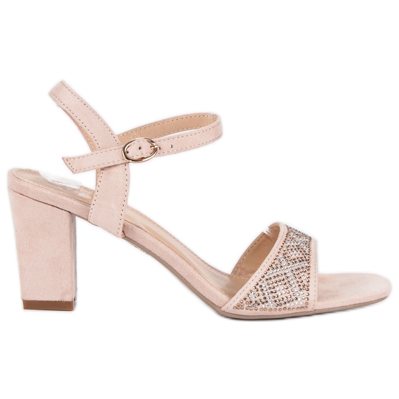 Sandali eleganti con tacco alto marrone