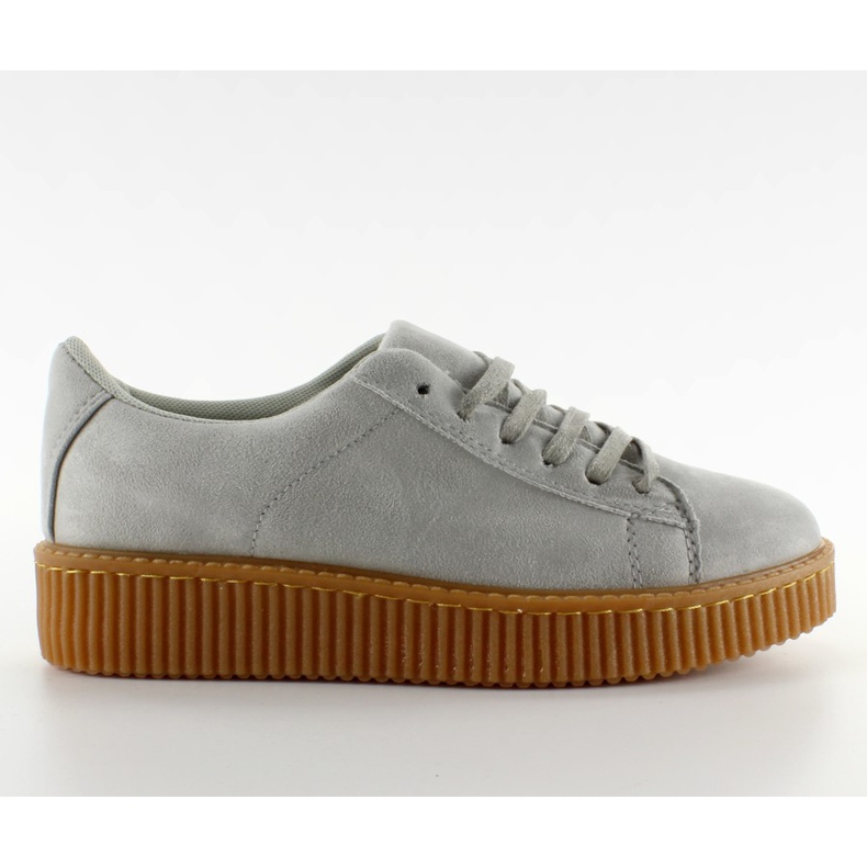 Creepers sulla suola in gomma K-95 LT grigio