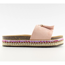 Espadrillas rosa rosa BV-413 rosa