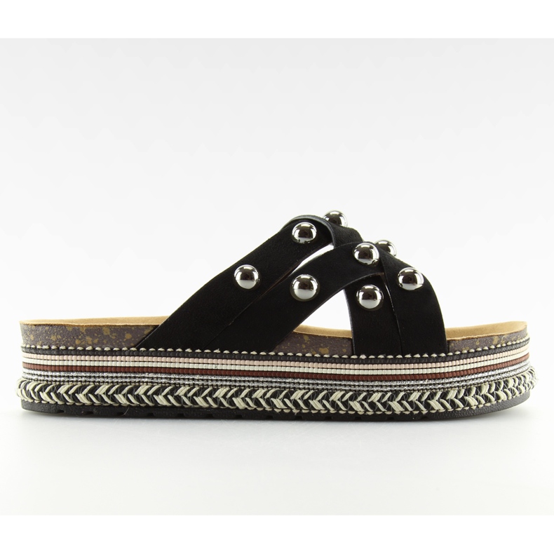 Espadrillas nere BV-418 nere nero