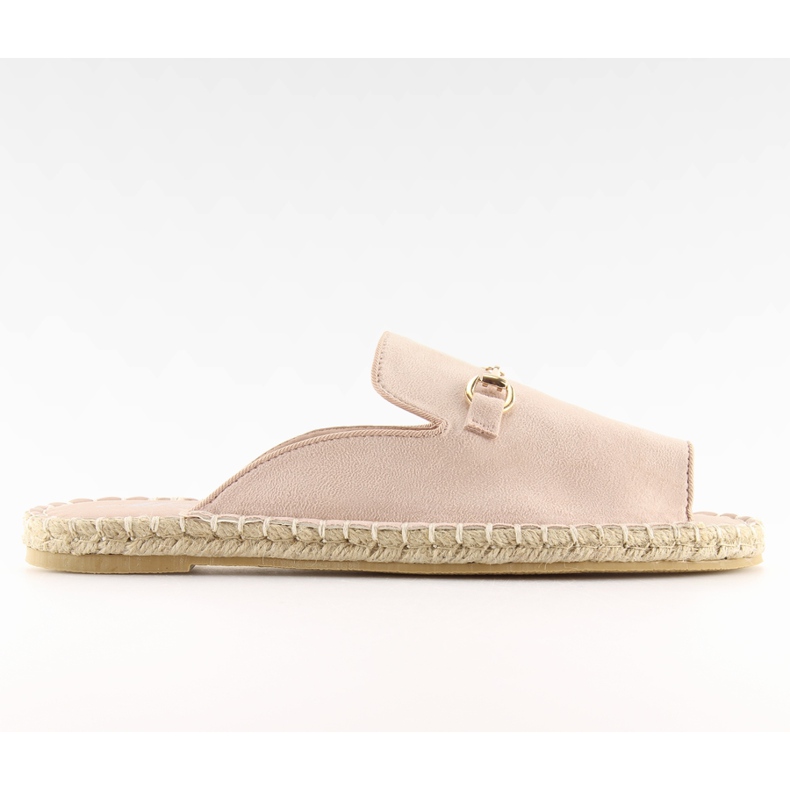 Espadryle punta aperta beige 99-3 beige