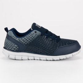 Calzature sportive tessili blu