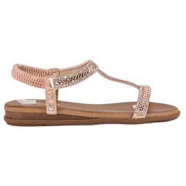 Renda Eleganti sandali slip-on rosa