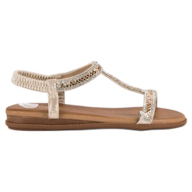 Renda Eleganti sandali slip-on giallo