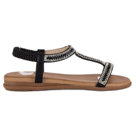 Renda Eleganti sandali slip-on nero