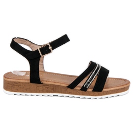 Ch. Creation Sandali neri da donna nero