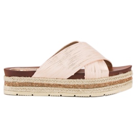 Ciabatte cipria espadrillas rosa