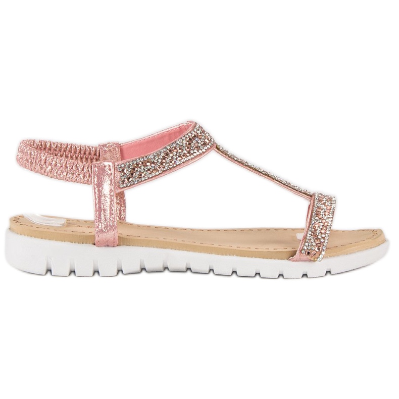 Juliet Comodi sandali elastici rosa