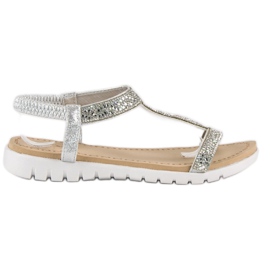 Juliet Comodi sandali elastici grigio