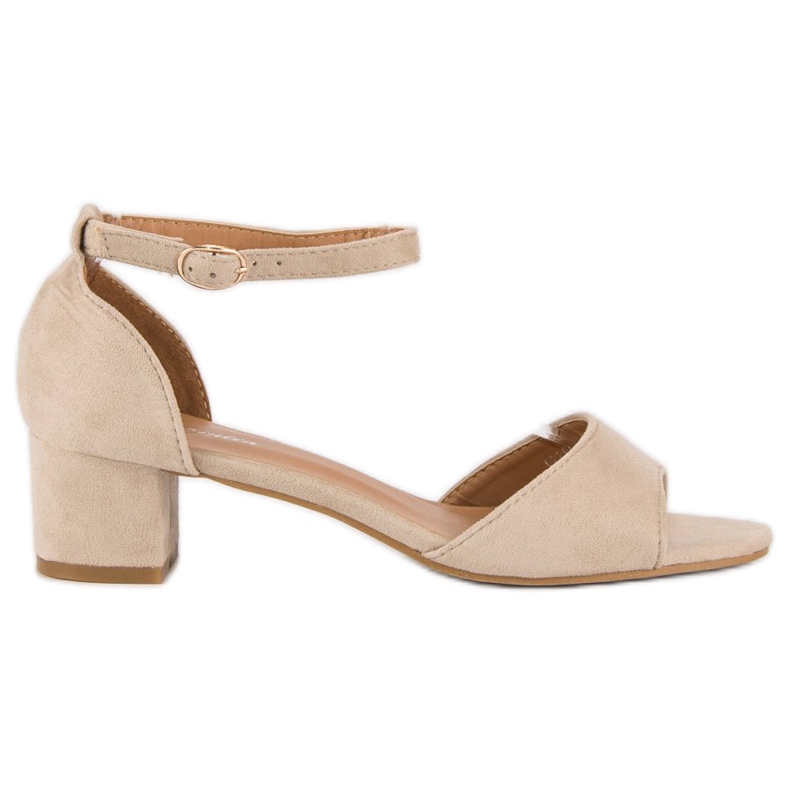 Via Giulia  Sandali beige con tacco alto