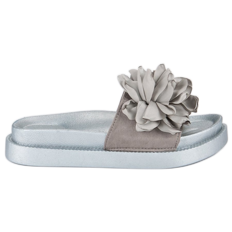 Seastar Ciabatte da donna fiori grigio