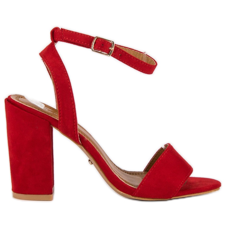 Tina&Co Sandali alla moda su un palo rosso