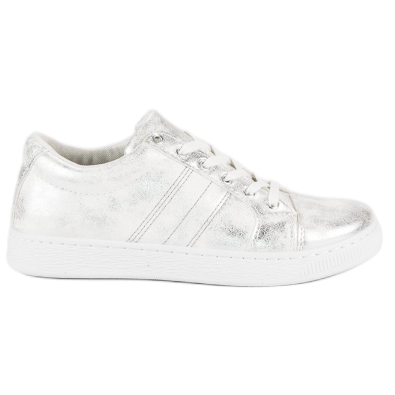 Sport Sneakers annodate argento grigio