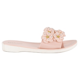 Fashion Ciabatte Meliski da donna rosa