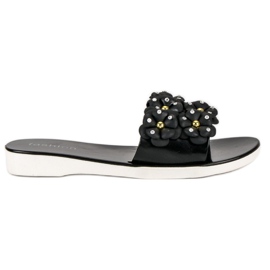 Fashion Ciabatte Meliski da donna nero