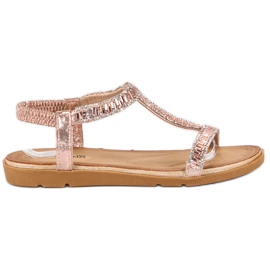 Queen Vivi Sandali rosa con fascia elastica