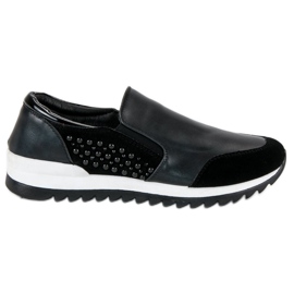 Scarpe sportive slip-on Vinceza nero