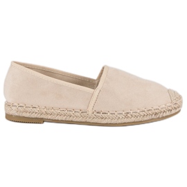 Sweet Shoes Espadrillas in camoscio beige