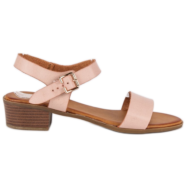 Licean Sandali con tacco basso marrone