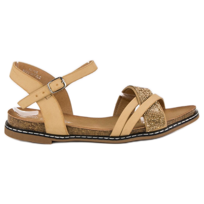 Renda Sandali bassi con fibbia marrone
